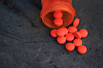 Spilled Orange Pills and Medicine Bottle | D. Sharon Pruitt
